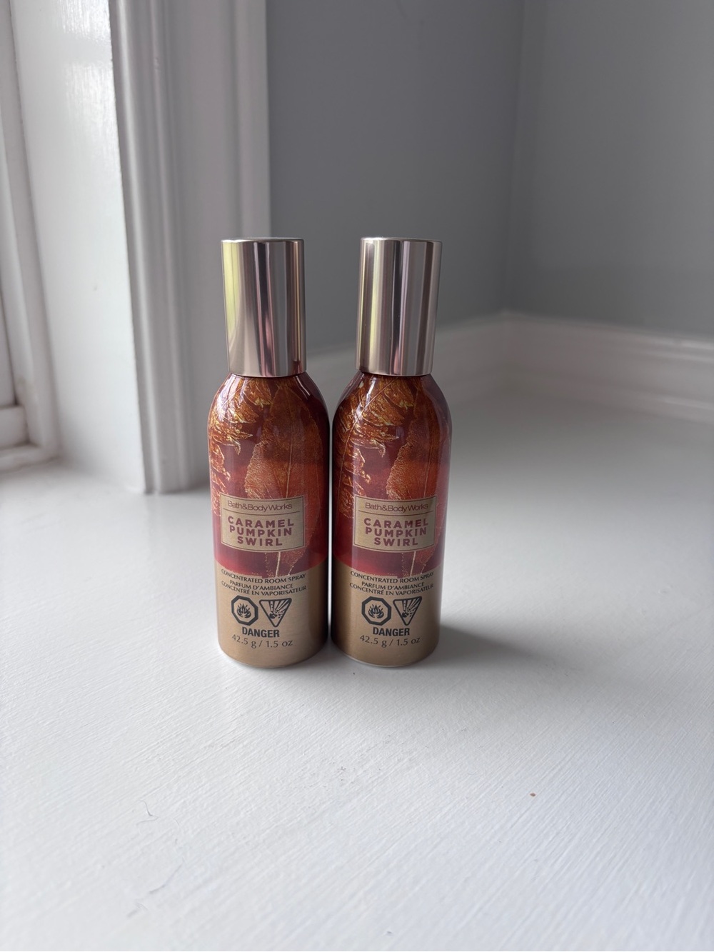 Bath & Body Works Caramel Pumpkin Swirl Bathroom Mist Duo